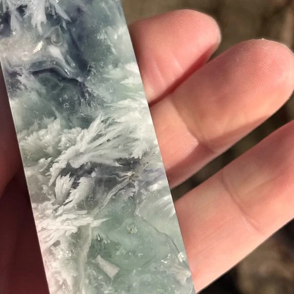 Feather (3) fluorite Tower | crystal - Picture 10 of 15